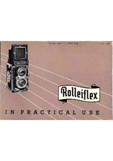 Rollei Rolleiflex 3.5 manual. Camera Instructions.